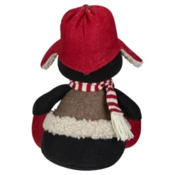 Northlight Sitting Winter Penguin With Trapper Hat Christmas Decoration - 12" -Northlight GUEST 0054064f 5cda 4842 8010 ef28082b2ea6