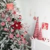 Northlight 30" Candy Cane Swirls And Pom Poms Christmas Garland -Northlight GUEST 0079ea0d 52c1 4ec7 a6c9 b404a9431329