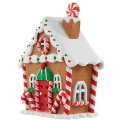 Northlight 5.25" LED Lighted Gingerbread Candy House Christmas Decoration -Northlight GUEST 007a0949 407f 4d75 b7e7 8e561a273acd