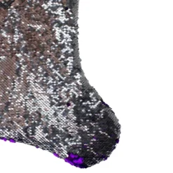 Northlight 23" Purple And Silver Reversible Sequined Christmas Stocking With Faux Fur Cuff 10 Northlight 23" Purple And Silver Reversible Sequined Christmas Stocking With Faux Fur Cuff -Northlight GUEST 01d48799 0d89 46e7 b572 c589d5944e9f