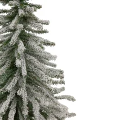 Northlight Potted Flocked Downswept Mini Village Pine Medium Artificial Christmas Tree - 2' - Unlit -Northlight GUEST 02904cec e162 4e38 a1da 5fd5fc1cbd07