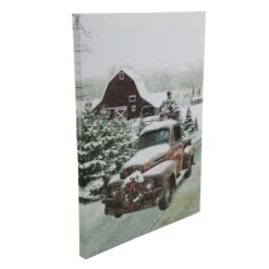 Northlight LED Lighted Fiber Optic Truck With Tree Christmas Canvas Wall Art 15.75" X 11.75" 10 Northlight LED Lighted Fiber Optic Truck With Tree Christmas Canvas Wall Art 15.75" X 11.75" -Northlight GUEST 02b2f206 e149 436f 81ef 798491ad4cbe