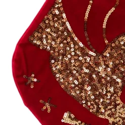 Northlight Reindeer And Snowflake Sequin Christmas Stockings - 20" - Red And White - Set Of 2 -Northlight GUEST 02d912ba 6cfb 4405 8e6a f85d6ecef20d