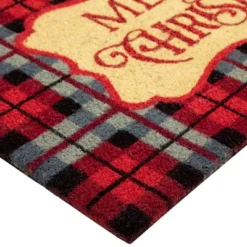Northlight Red And Black Plaid "Merry Christmas" Rectangular Doormat 18" X 30" 11 Northlight Red And Black Plaid "Merry Christmas" Rectangular Doormat 18" X 30" -Northlight GUEST 0865a06a 4592 48c1 ab97 6214b9e015f1