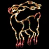 Northlight Lighted Reindeer Christmas Window Silhouette - 18" - White - Multicolor Lights -Northlight GUEST 08759f6d 3356 4946 827c 90bcdc95389f