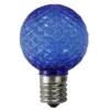 Northlight Pack Of 25 LED Blue Faceted G40 Globe Christmas Replacement Light Bulbs -Northlight GUEST 09e05e67 7082 4b63 9655 37b0d05ea008