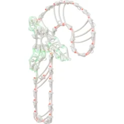 Northlight LED Lighted Candy Cane Christmas Window Silhouette - 18" - Red And Green -Northlight GUEST 09e8fce2 292e 4b45 b202 4210f8836c33