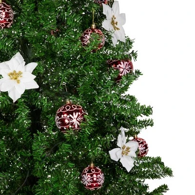 Northlight Lighted Musical Snowing Artificial Christmas Tree - 6' - White LED Lights 4 Northlight Lighted Musical Snowing Artificial Christmas Tree - 6' - White LED Lights - Image 2