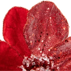 Northlight 18" Red Magnolia Glittered Christmas Stem Spray 10 Northlight 18" Red Magnolia Glittered Christmas Stem Spray -Northlight GUEST 10c4f9b0 2365 4f77 afa9 45c840827887