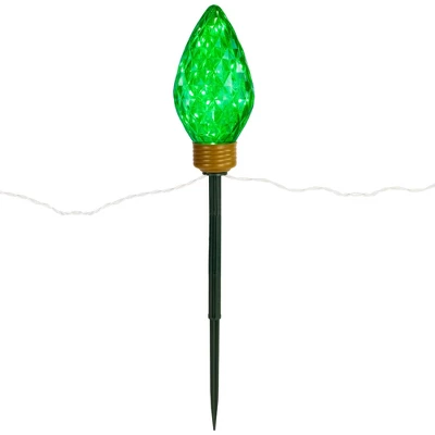 Northlight LED Lighted C9 Style Christmas Pathway Lawn Stakes - 8 Ft - Multi - 5-Count 6 Northlight LED Lighted C9 Style Christmas Pathway Lawn Stakes - 8 Ft - Multi - 5-Count - Image 4