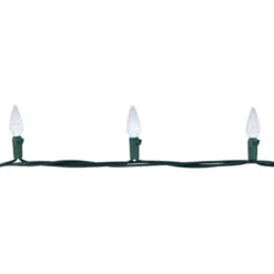 Northlight 200-Count Pure White LED Faceted C6 Christmas Lights, 66.25 Ft Green Wire 9 Northlight 200-Count Pure White LED Faceted C6 Christmas Lights, 66.25 Ft Green Wire -Northlight GUEST 14bf52fe 82fd 4aba 8675 8d86eab2c23d 1