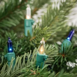 Northlight Mini Incandescent Christmas Lights - Blue And Clear - 20' Green Wire - 100ct -Northlight GUEST 150e717e cea5 4a96 b978 3b7c9749ba96