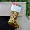 Northlight 22.75" Gold And Silver Reversible Sequined Christmas Stocking 1 Northlight 22.75" Gold And Silver Reversible Sequined Christmas Stocking -Northlight GUEST 154a06fc 7a95 48ad 9e95 6fb26852848d