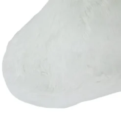 Northlight 19" White Plush Christmas Stocking -Northlight GUEST 1b8b4551 eb44 4060 88f9 41bb297ae551