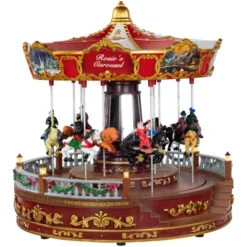 Northlight 14" LED Lighted Animated And Musical Carousel Christmas Decoration 9 Northlight 14" LED Lighted Animated And Musical Carousel Christmas Decoration -Northlight GUEST 1ebce0b4 a068 40b5 bf50 d953df965802
