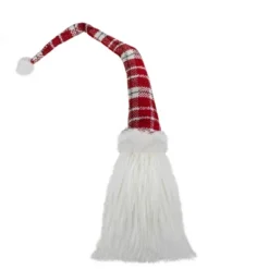 Northlight Plaid Hat Santa Claus Gnome Christmas Decoration - 29.5" - Red And White -Northlight GUEST 205fd32d 52a6 4052 836e ea88759d3096