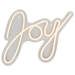 Northlight 12" White LED Lighted "Joy" Neon Style Christmas Sign -Northlight GUEST 227f6fc2 75ce 45d5 b07e 71721beca0dc