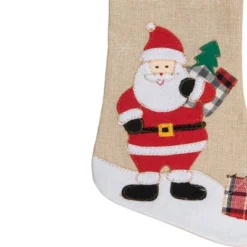 Northlight 19" Beige And Red Burlap "Merry Christmas" Santa Christmas Stocking 6 Northlight 19" Beige And Red Burlap "Merry Christmas" Santa Christmas Stocking -Northlight GUEST 27571da9 244c 4f26 af3c 53702a0e9516