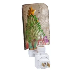 Northlight 4" Green And Gold Christmas Tree Night Light 7 Northlight 4" Green And Gold Christmas Tree Night Light -Northlight GUEST 28cb3233 fd9b 47fd b2cf a2ed225da540