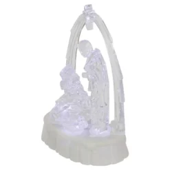 Northlight LED Lighted Musical Icy Crystal Nativity Scene Christmas Decoration - 7" -Northlight GUEST 2e420a99 7465 4ac6 b1b8 60622b3c7e98