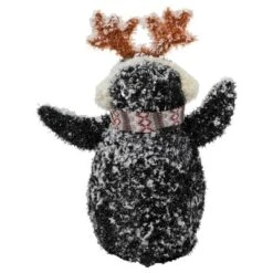 Northlight 22" Lighted Snowy Penguin In Antler Hat Outdoor Christmas Decoration 11 Northlight 22" Lighted Snowy Penguin In Antler Hat Outdoor Christmas Decoration -Northlight GUEST 34136078 3b0c 42c1 a21c d4250407a3d3