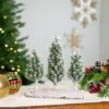Northlight Frosted Pine Tree Trio Christmas Decoration - 8" - Unlit 1 Northlight Frosted Pine Tree Trio Christmas Decoration - 8" - Unlit -Northlight GUEST 390243df 520c 49b2 949c 577f48061b6e