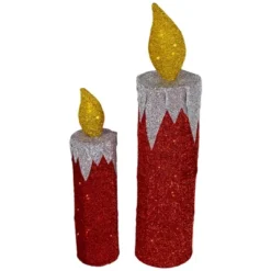 Northlight LED Lighted Candles Outdoor Christmas Decorations - 22.75" - Red - Set Of 2 10 Northlight LED Lighted Candles Outdoor Christmas Decorations - 22.75" - Red - Set Of 2 -Northlight GUEST 398cd9dc 5496 4036 ab9a 24414a68a580