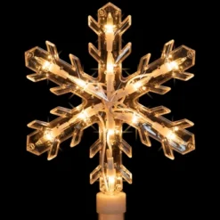Northlight Lighted Snowflakes Christmas Outdoor Pathway Markers - 27" - Set Of 4 -Northlight GUEST 3adbb578 02b5 4969 976f 063200669dab