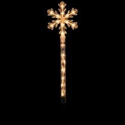 Northlight Lighted Snowflakes Christmas Outdoor Pathway Markers - 27" - Set Of 4 -Northlight GUEST 3d78f295 33a7 4610 923e 5d5276710ed0