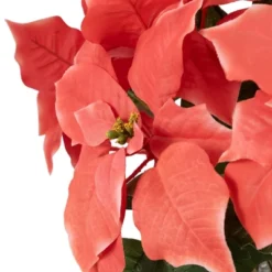Northlight 20" Dark Pink Artificial Christmas Poinsettia With Gold Wrapped Base -Northlight GUEST 3dd13947 e3e8 49eb 88ec ded39ff962b5