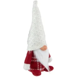 Northlight 9.5" Red And White Plaid Boy Gnome Christmas Decoration -Northlight GUEST 41bf3633 e512 4592 a373 e020a87197a3