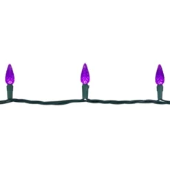 Northlight 70-Count Purple LED Faceted C6 Christmas Lights Set, 23 Ft Green Wire 9 Northlight 70-Count Purple LED Faceted C6 Christmas Lights Set, 23 Ft Green Wire -Northlight GUEST 42aa377a 44db 41bb a70e c55f93c68dec