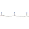 Northlight 50ct Blue LED Wide Angle Christmas Lights, 16.25ft White Wire