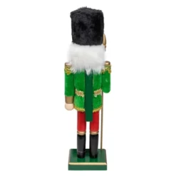Northlight 14" Green And Red Christmas Nutcracker Soldier With Spear -Northlight GUEST 4587e4dc 3e96 4f04 a5c5 b61146d9f331