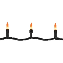 Northlight Mini Christmas Light Set - Orange - 20.25' Black Wire - 100ct -Northlight GUEST 47902342 b66d 4183 9eba 82ea4d64207b