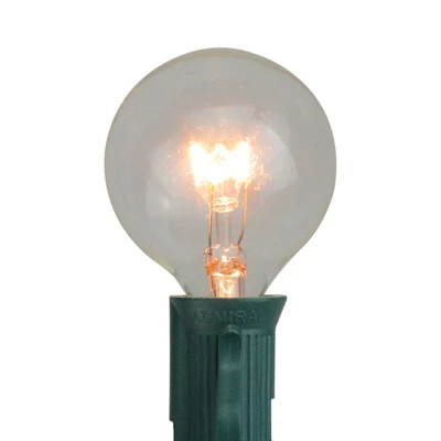 Northlight Pack Of 25 Clear G40 Christmas Replacement Bulbs 3 Northlight Pack Of 25 Clear G40 Christmas Replacement Bulbs