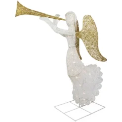 Northlight 48" LED Lighted Gold And Silver Trumpeting Angel Outdoor Christmas Outdoor Decoration 10 Northlight 48" LED Lighted Gold And Silver Trumpeting Angel Outdoor Christmas Outdoor Decoration -Northlight GUEST 486d97f9 bb32 41d8 89ce 5cb12d9d3fc1
