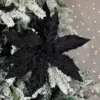 Northlight 26" Black Glittered Poinsettia Christmas Stem Spray -Northlight GUEST 4b374760 44ea 4a8b 8237 44be2320c96d