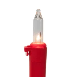 Northlight 100ct Clear Mini Christmas Light Set - 20.25' Red Wire -Northlight GUEST 4b88a49e e745 49cb 846c 0d69b25ea632