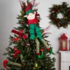 Northlight Striped Plush Elf Legs Christmas Decorations - 19" - Red And Green - Set Of 2 -Northlight GUEST 4e0aa256 a91c 43f2 8434 7866a4002ca4
