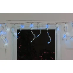 Northlight LED Wide Angle Icicle Christmas Lights - Blue - 5.5' White Wire - 100ct -Northlight GUEST 4fb48f16 fd66 4c62 8610 84e2d347cb81