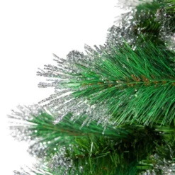 Northlight Two-Tone Spruce Pine Glitter Tip Medium Artificial Christmas Tree - 6' - Unlit -Northlight GUEST 5320c96e fced 4c47 a499 611797876460
