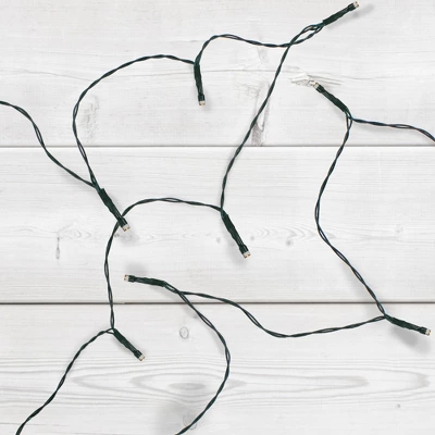 Northlight Battery Operated LED Wide Angle Christmas Lights - Warm White - 9.5' Green Wire - 20ct 4 Northlight Battery Operated LED Wide Angle Christmas Lights - Warm White - 9.5' Green Wire - 20ct - Image 2