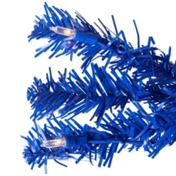 Northlight Pre-Lit Medium Pine Artificial Christmas Tree - 6' - Royal Blue - Clear Lights -Northlight GUEST 584e3e78 75e9 44bc 8f2b e344368788ef