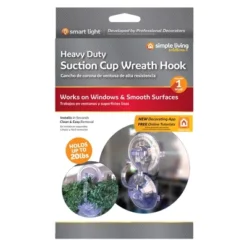 Northlight 7" Clear Jumbo Suction Cup Christmas Wreath Hook -Northlight GUEST 5879de4f ead9 42b0 b4a8 f351acf964db