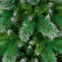 Northlight Two-Tone Spruce Pine Glitter Tip Medium Artificial Christmas Tree - 6' - Unlit -Northlight GUEST 5c1da519 852c 44ef 9806 053eef275926
