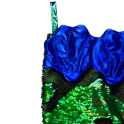 Northlight 24" Green And Black Sequined Iridescent Mermaid Christmas Stocking -Northlight GUEST 5d97e2e8 5278 4639 8a82 e3aed96d2da5