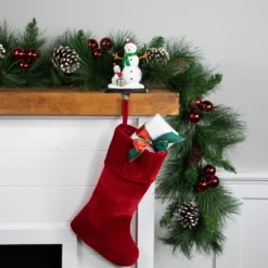 Northlight 6" Snowman And Puppy Christmas Stocking Holder -Northlight GUEST 5e7ce30e 3fa7 4c46 8ded 2b0a6f109b69