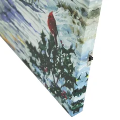 Northlight LED Lighted Fiber Optic Snowy Christmas Village Canvas Wall Art 11.75" X 15.75" -Northlight GUEST 5f93c011 2c2e 4120 ad8f 24b7a1ef7c6a