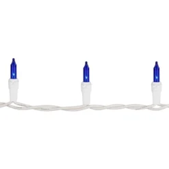 Northlight Mini Incandescent Christmas Lights - Blue - 7' White Wire - 35ct 8 Northlight Mini Incandescent Christmas Lights - Blue - 7' White Wire - 35ct -Northlight GUEST 5fd6cb38 f9a6 4123 b50d a49a5a34f064